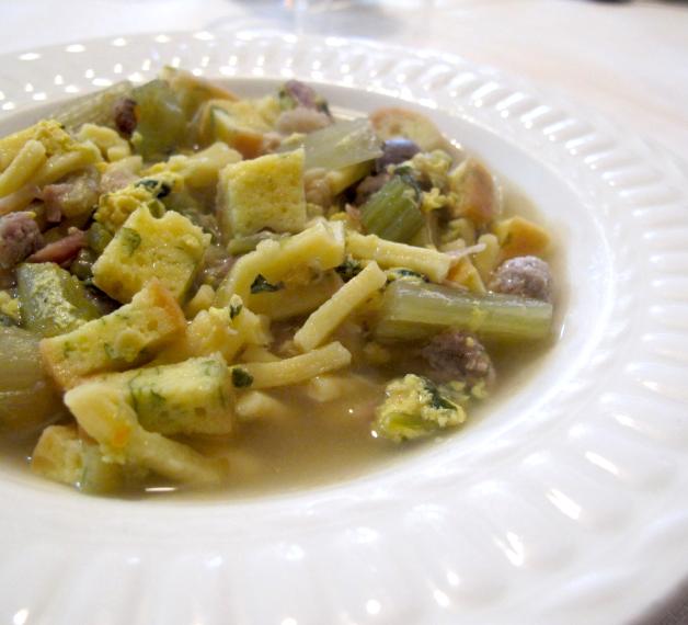 Brodo con il cardone