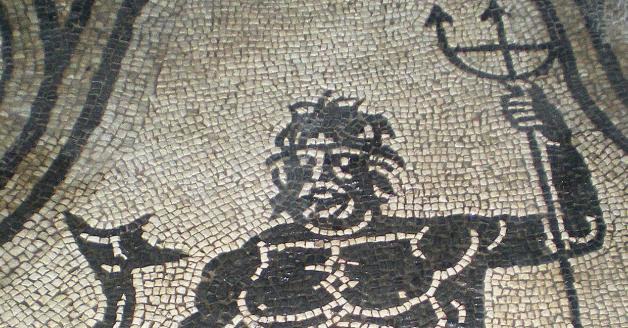 Vasto - Mosaico alle terme romane