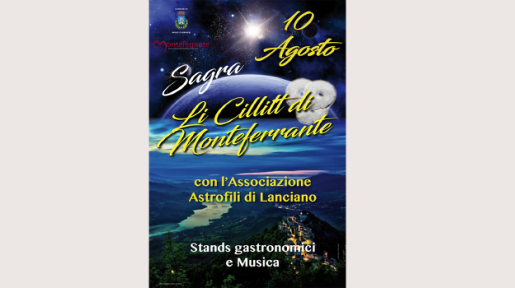 Gli appuntamenti del 10 Agosto