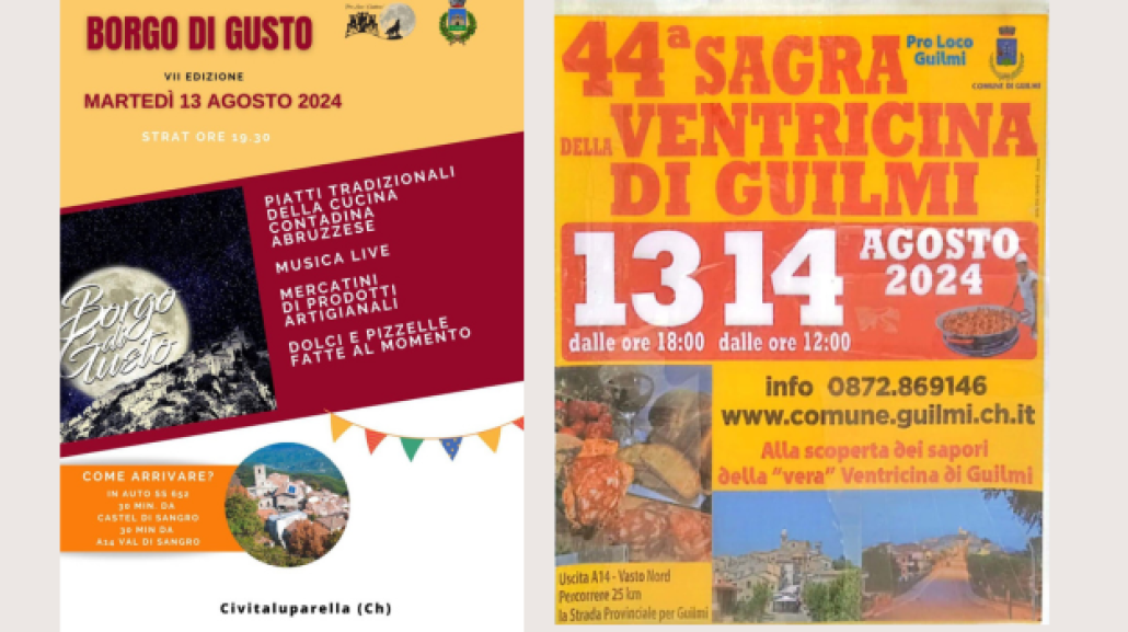Gli appuntamenti del 13 Agosto