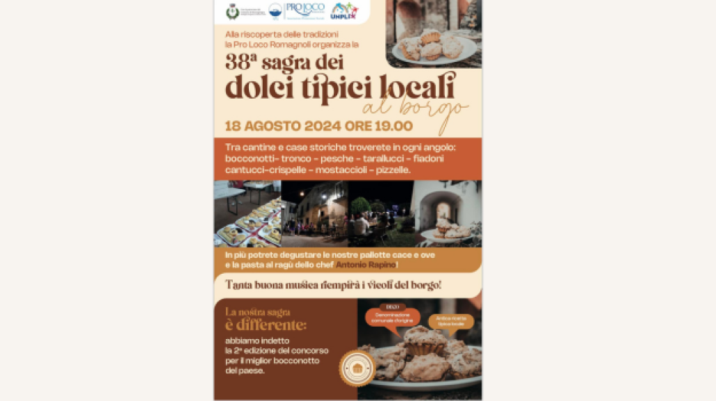 Gli appuntamenti del 18 Agosto