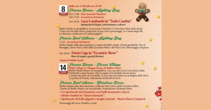 PROGRAMMA EVENTI