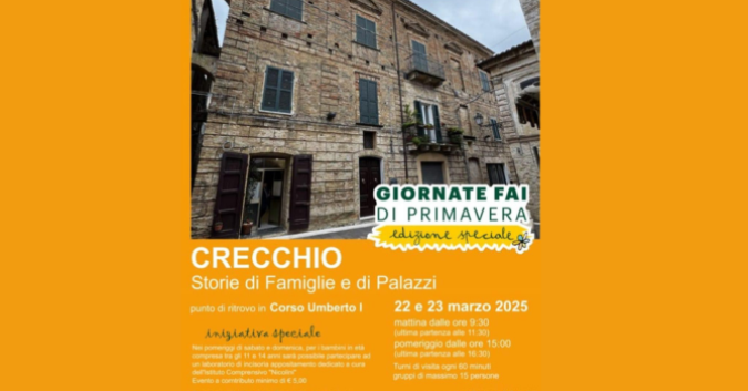 Programma Giornate Fai di Primavera a Crecchio