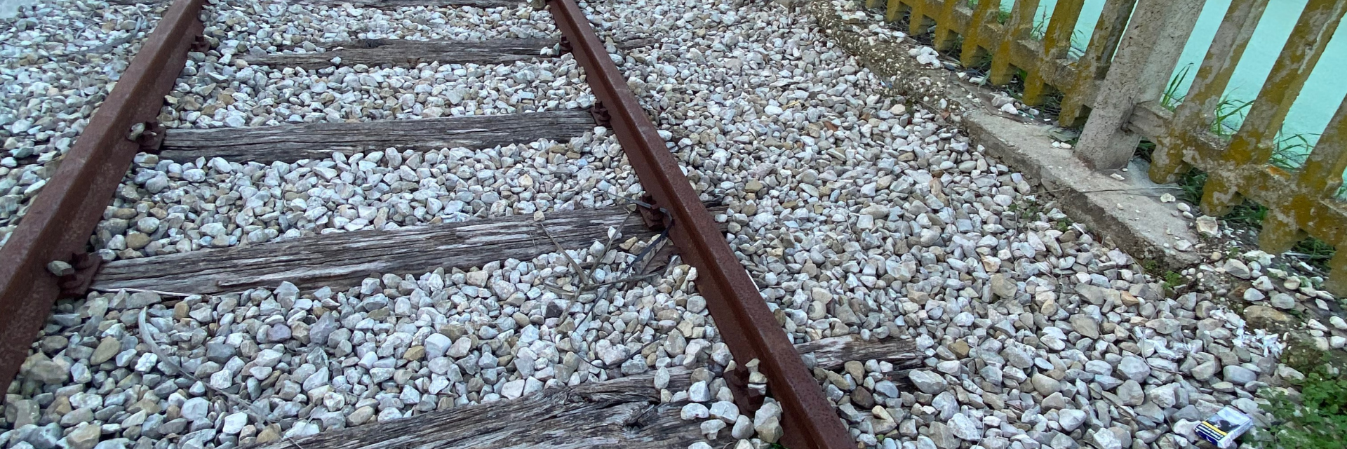 L'ex tracciato ferroviario a San Vito Marina