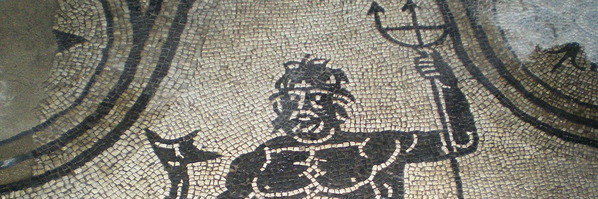 Vasto - Mosaico alle terme romane